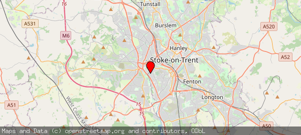 Royal Stoke University Hospital, Newcastle Road, Stoke-on-Trent