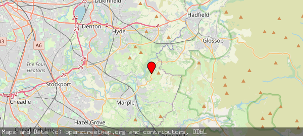 Stockport,  Glossop, High Peak