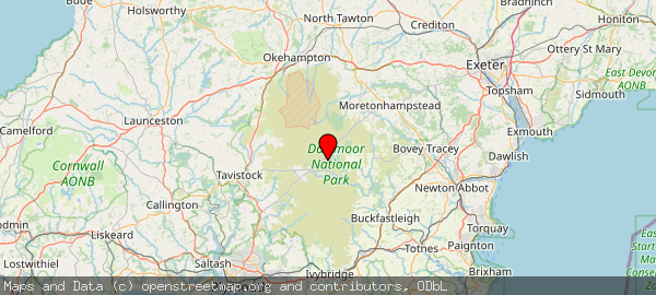 Dartmoor National Park, Dartmoor Forest, West Devon District