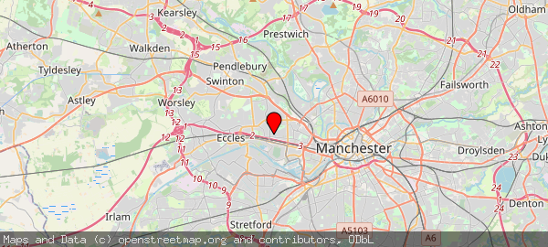 Chandos Grove, area Salford