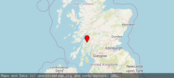 Loch Awe and surrounding are in Argyll