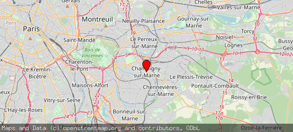 Mairie de Champigny, Rue Louis Talamoni, Champigny-sur-Marne