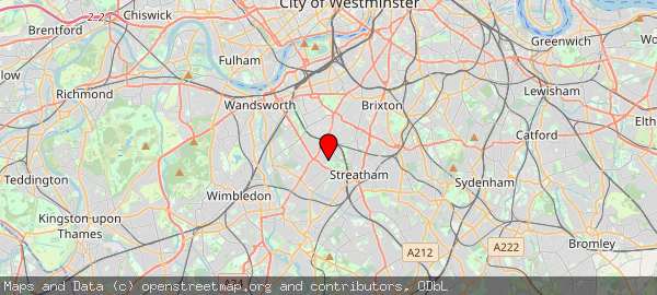 Elmbourne Rd, London SW17, UK