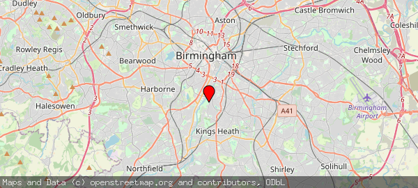 Russell Rd, Moseley, Birmingham B13 8RD, UK