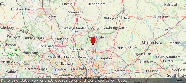 Cheshunt, Waltham Cross EN7 6QD, UK