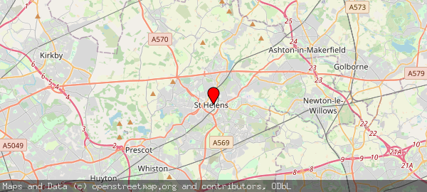 39 Corporation St, St Helens, Saint Helens WA10 1ED, UK