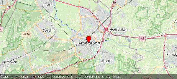 Postbus 4000, Amersfoort, Gemeente Amersfoort 3800 EA