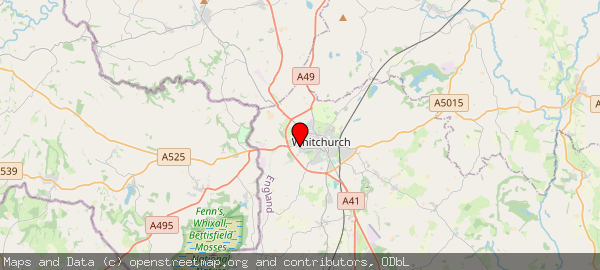 Wrexham Rd, Whitchurch SY13 1JE, UK