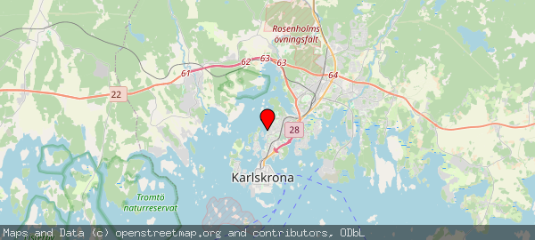 Valhallavägen 10, 371 79 Karlskrona, Sverige