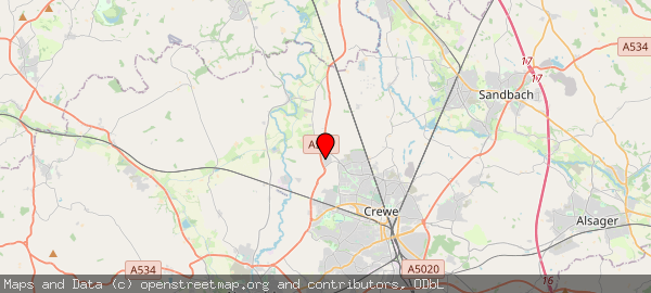 Middlewich Rd, Crewe CW1 4QJ, UK
