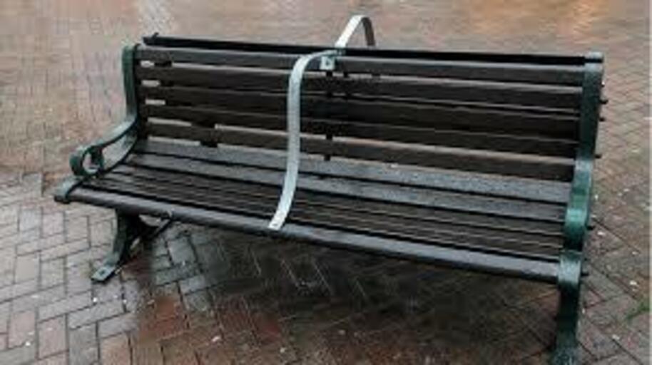 Remove anti homeless bars on benches 38 Degrees