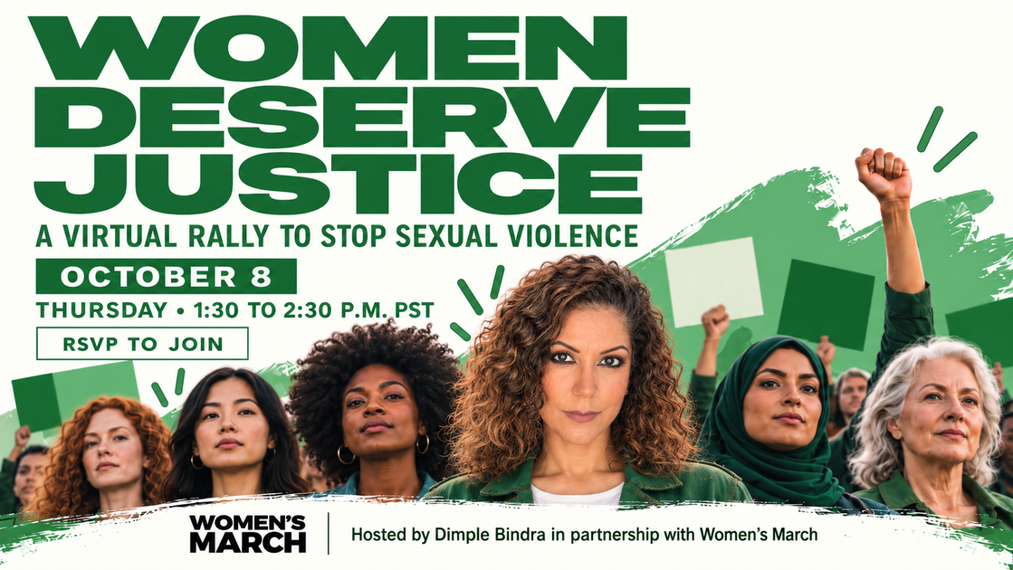 Women Deserve Justice: A Virtual Rally to Stop Sexual Violence