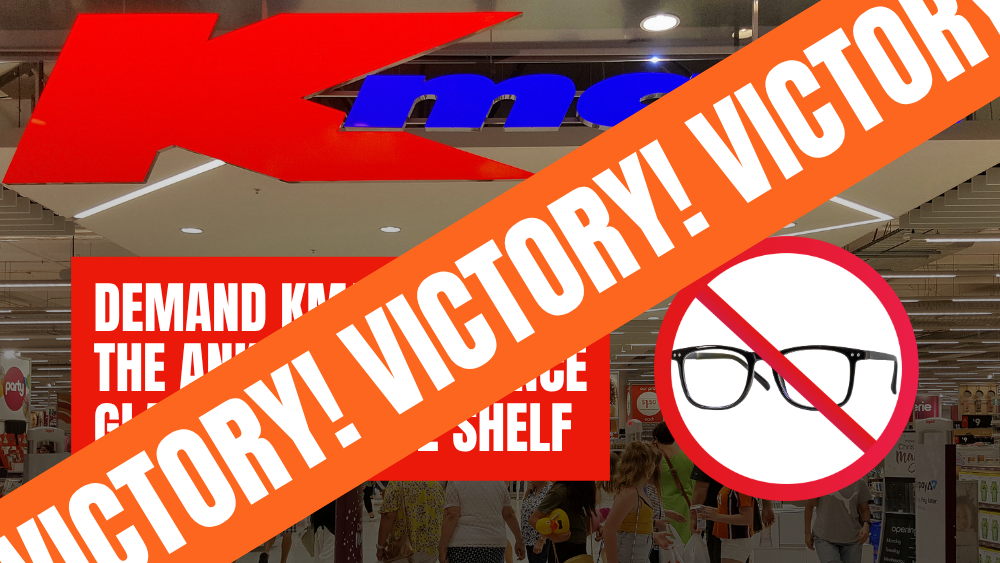 Demand Kmart take the Anko surveillance glasses off the shelf