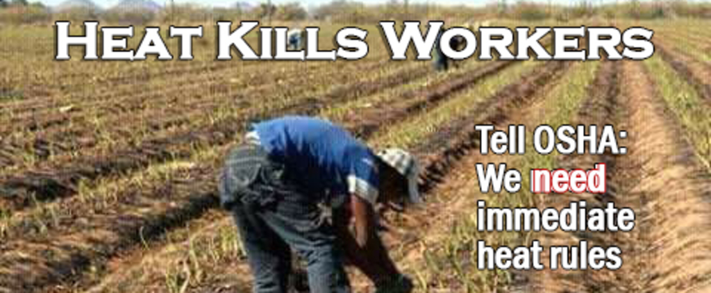 Urge OSHA To Implement Immediate Heat Standards MoveOn