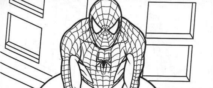 Coloriage Spiderman Coloriages : Des Dessins à Imprimer et à Colorier