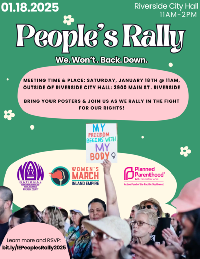 1 Person Rally People's Rally- Inland Empire | People's March