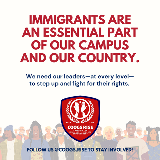 Coogs Sign Support Immigrant Students at UH (Current/Former Coogs: Sign with Your ...