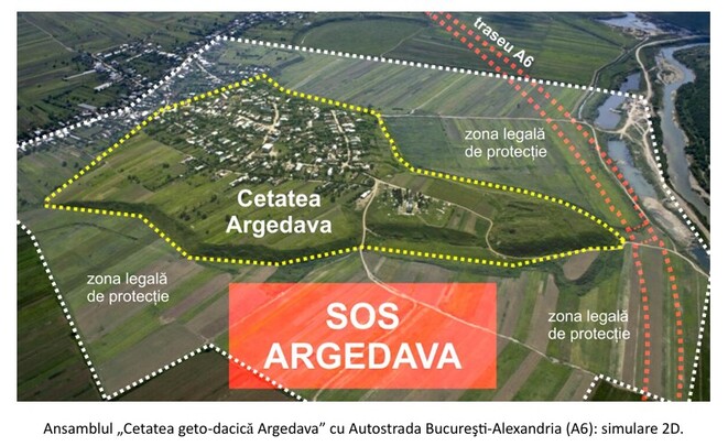 Salvați Cetatea geto-dacică Argedava!