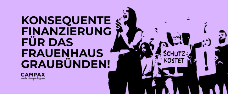 Betroffene schützen heisst Frauenhäuser finanzieren! 💔
