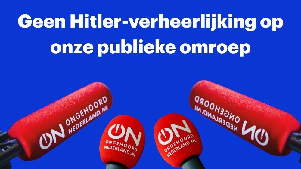 Geen Hitler-verheerlijking op onze publieke omroep