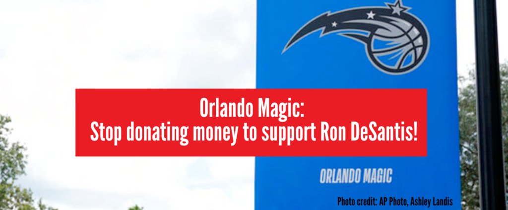 NBA players union calls Orlando Magic's political contribution